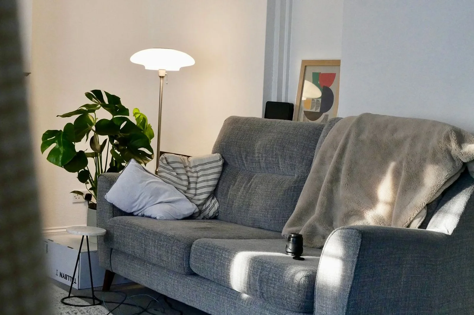 A welcoming psychotherapy room with soft armchairs