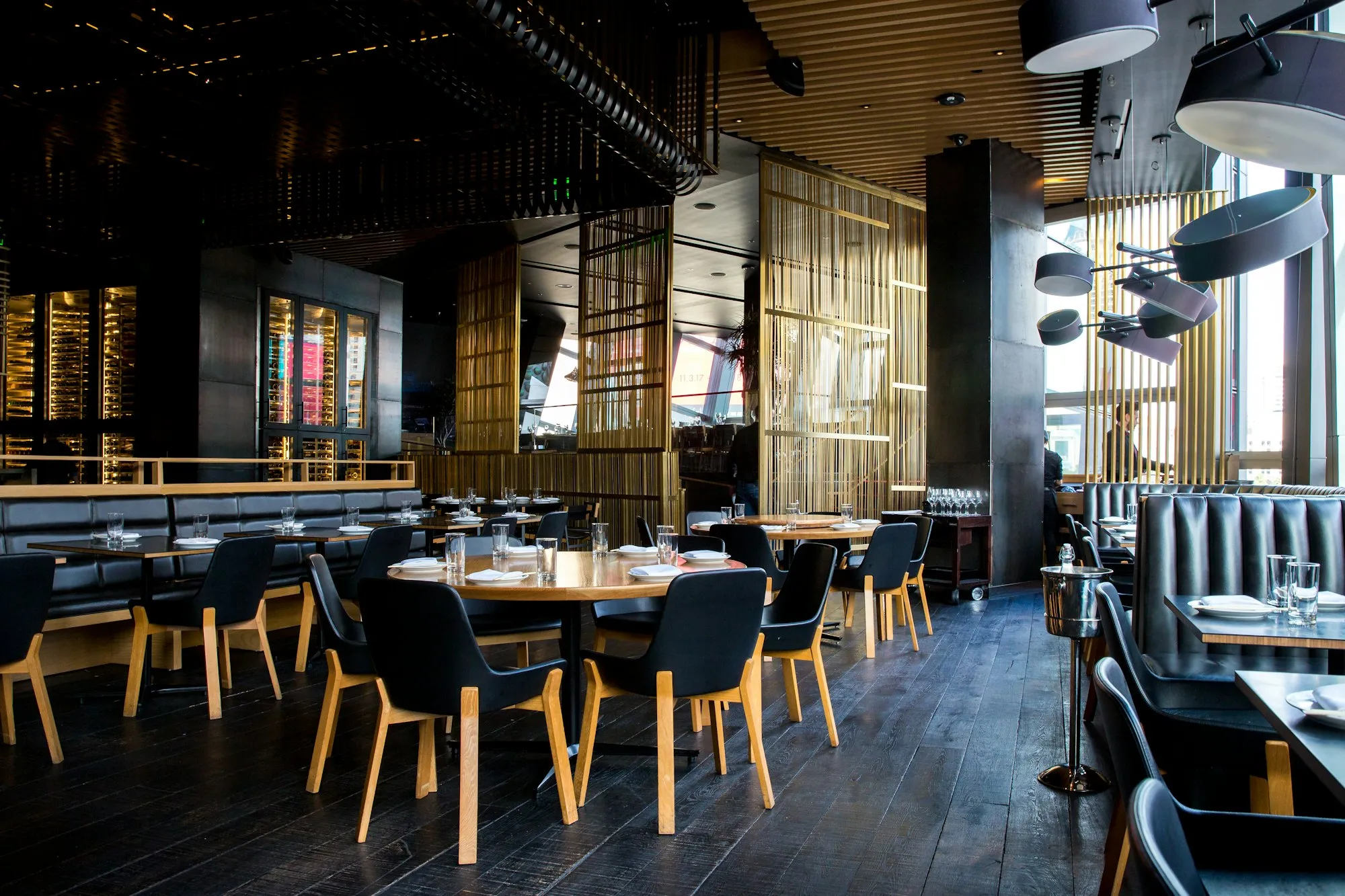 The warm, welcoming trattoria dining room in Lugano