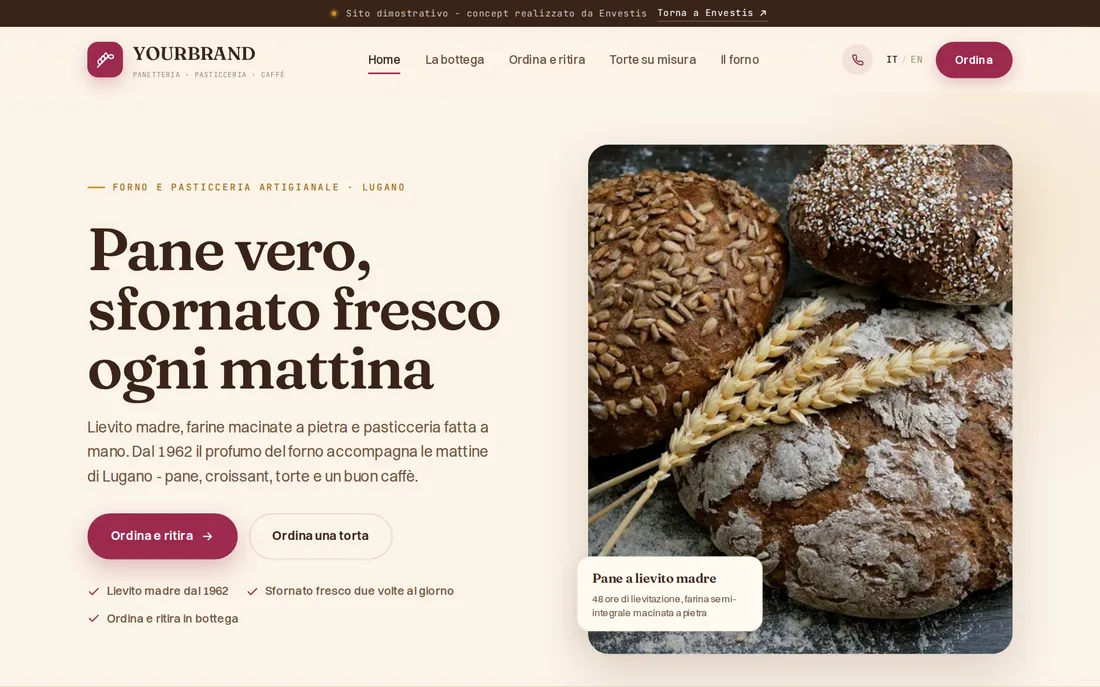 Panetteria & pasticceria - demo