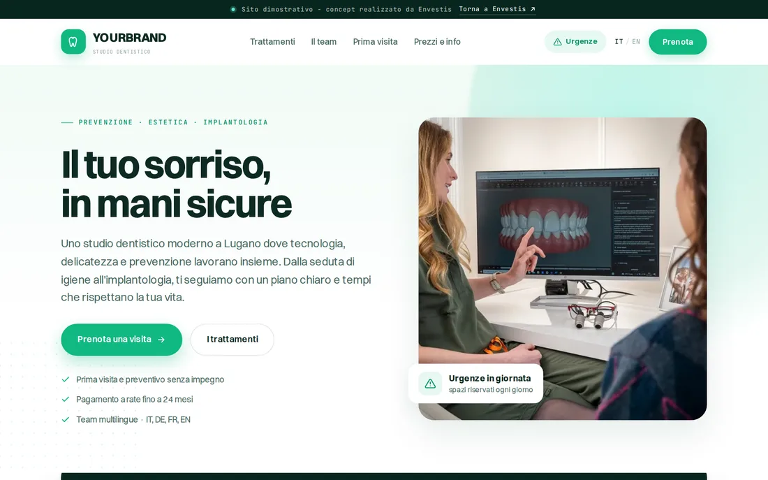 Studio dentistico - demo
