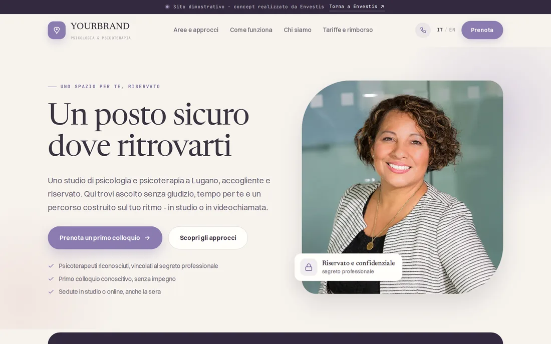 Psicologo & psicoterapeuta - demo