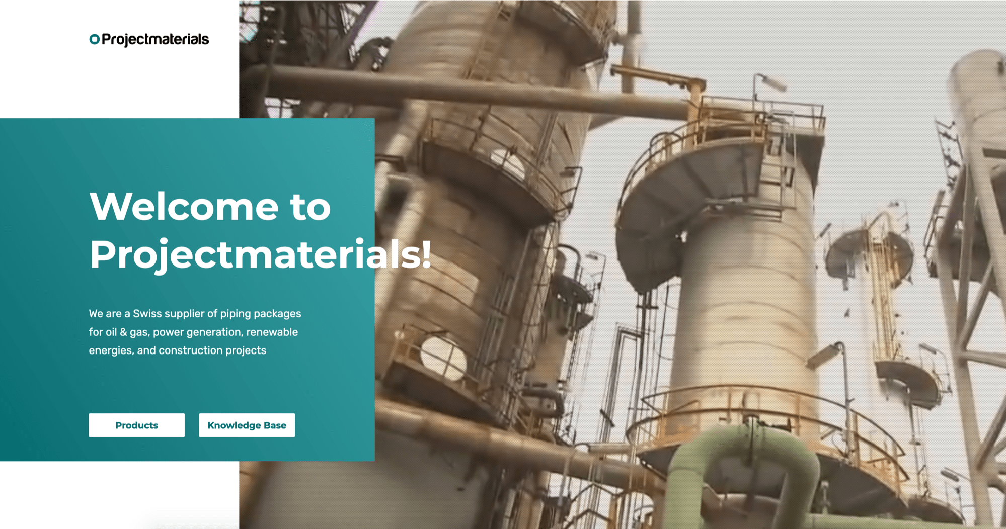 Projectmaterials Sito istituzionale
