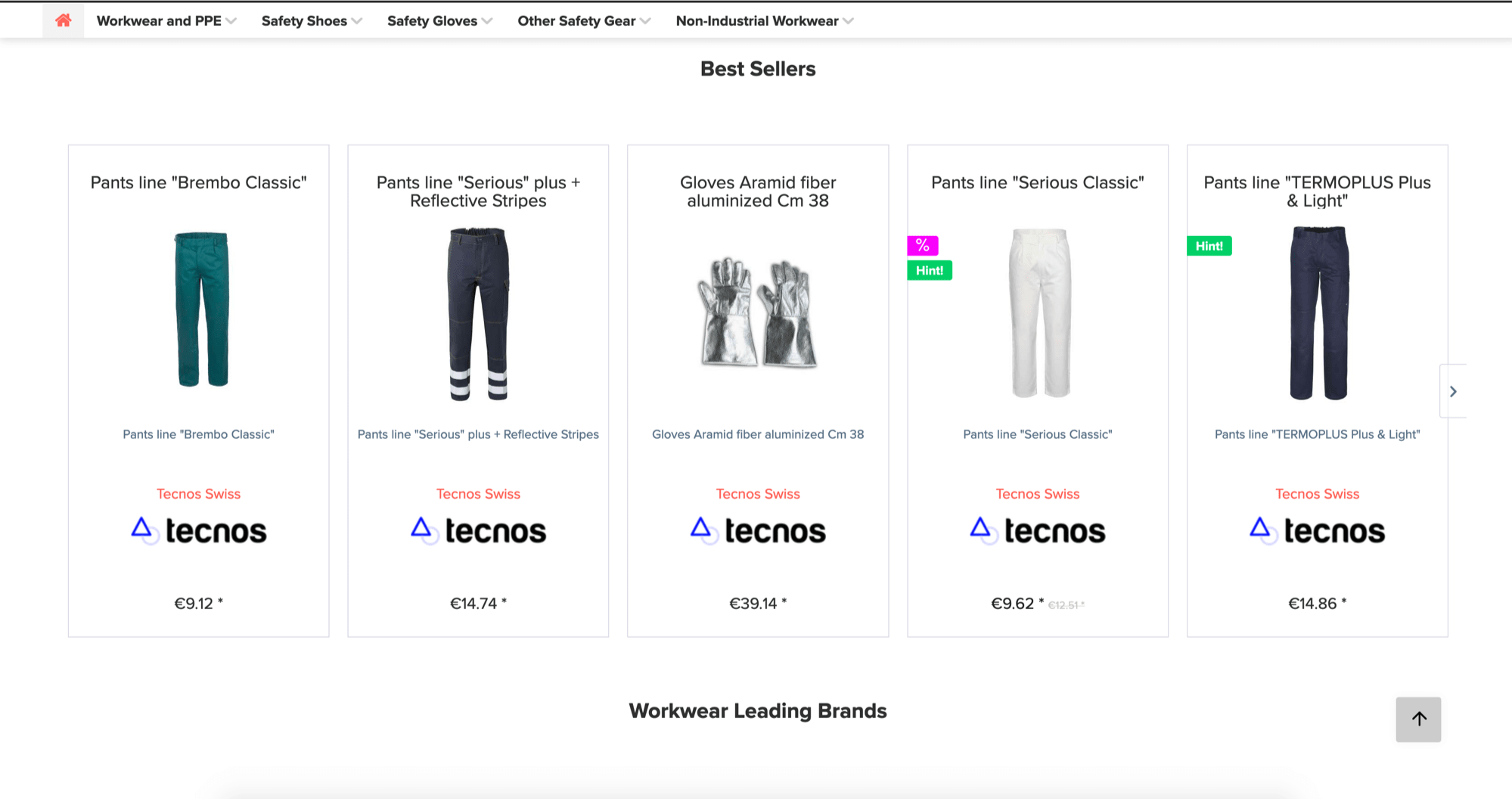 Sito Commercio Elettronico Envestis Webservices